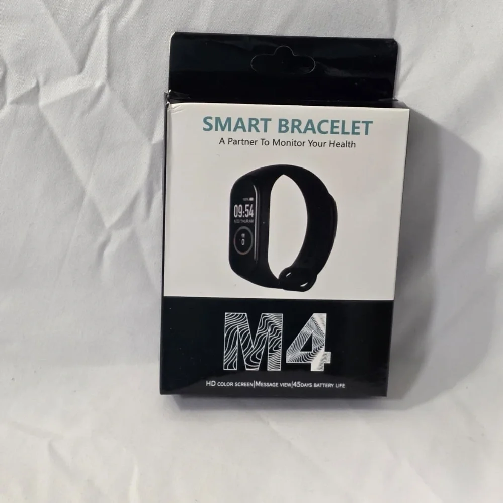 Smart M4 Fitness Band Watch FitBit– Heart Rate & Blood Pressure Tracker